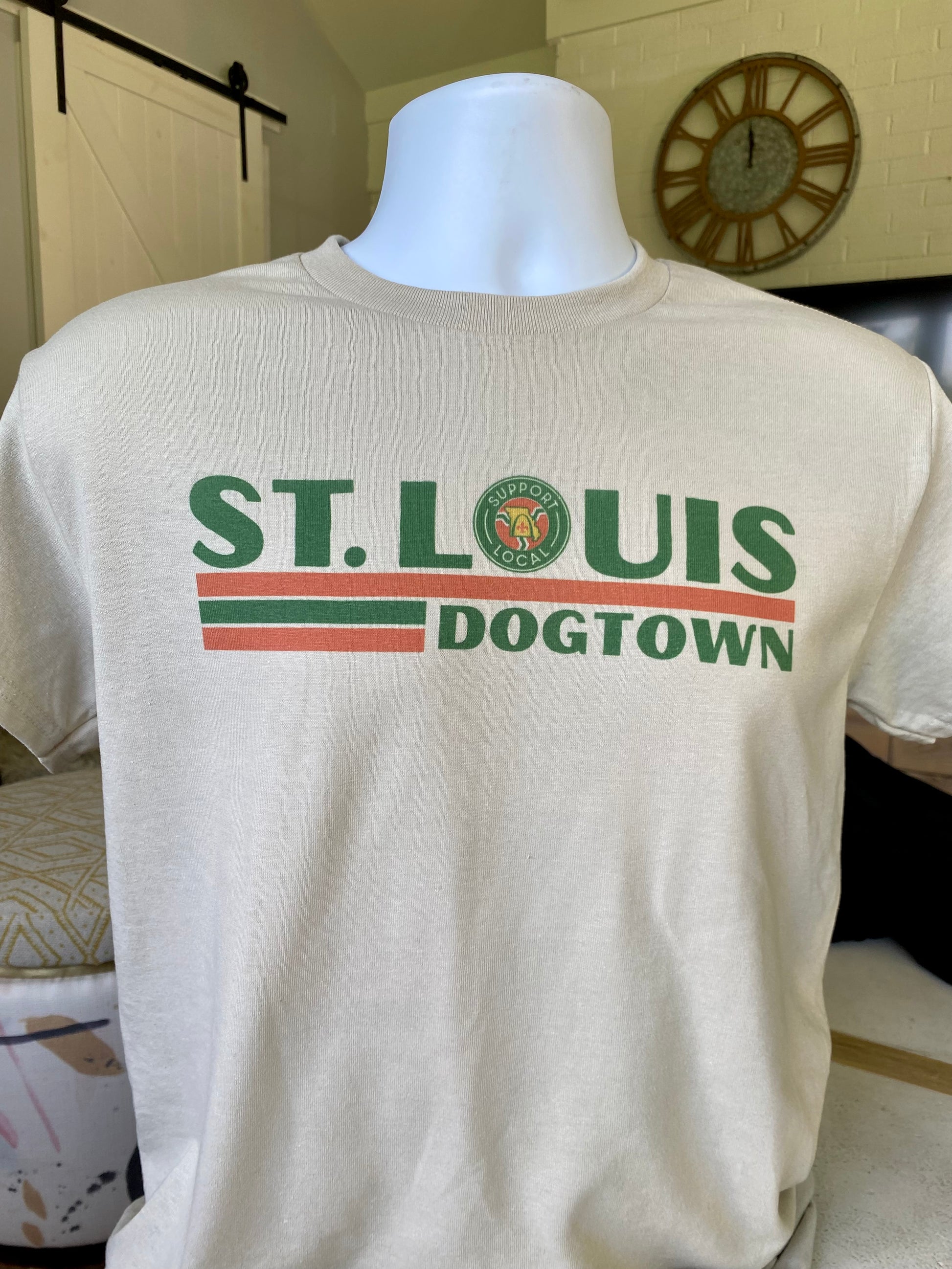 St. Louis DOGTOWN T-Shirt - apparel to spread the St. Louis Support Local message in STL community neighborhoods.