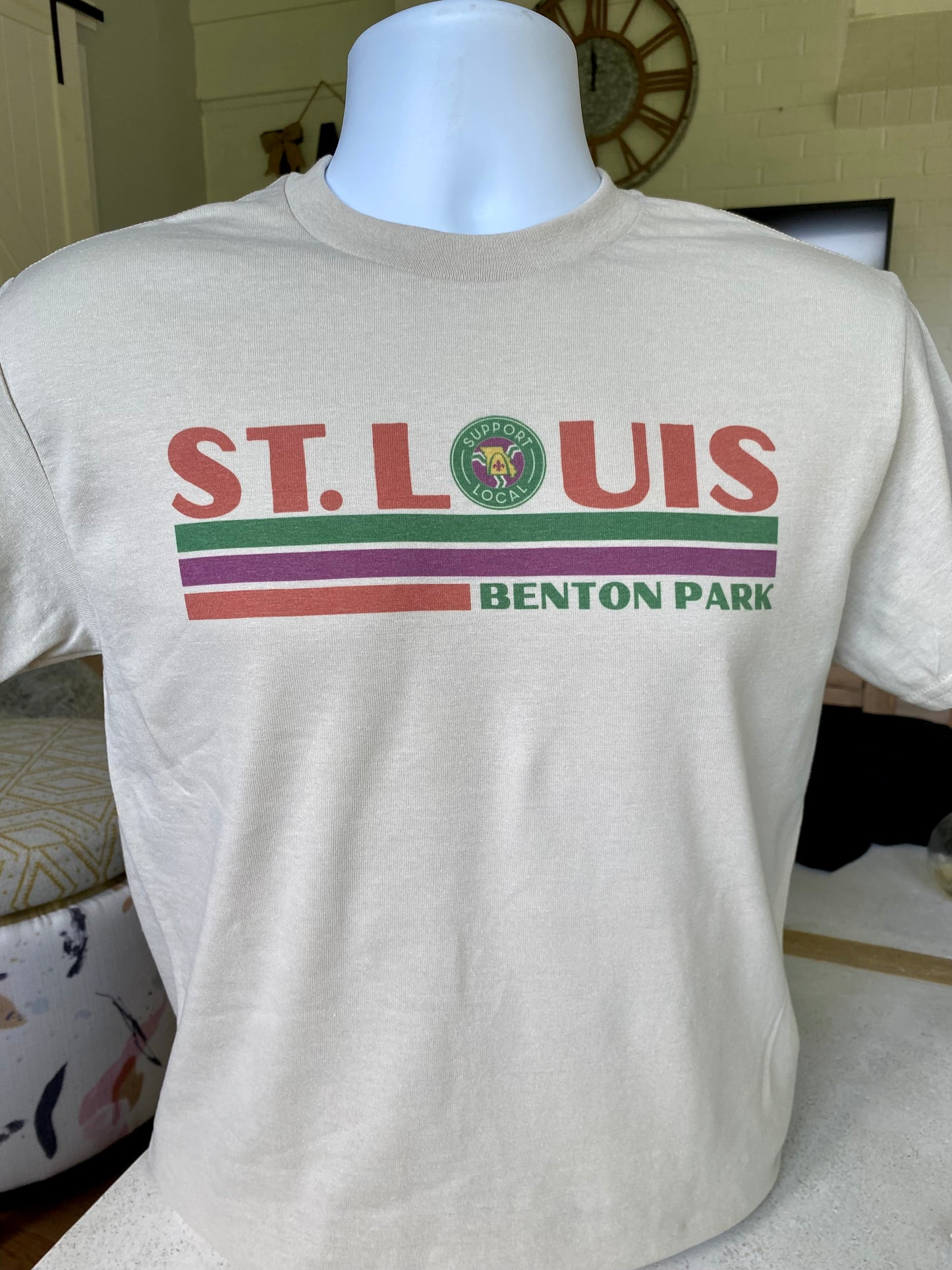 St. Louis BENTON PARK T-Shirt - apparel to spread the St. Louis Support Local message in STL community neighborhoods.