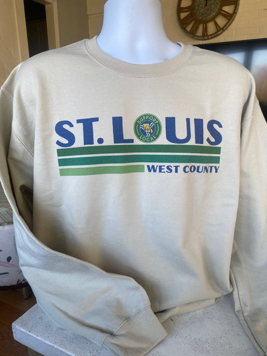 St. Louis WEST COUNTY Sweatshirt - STL Support Local