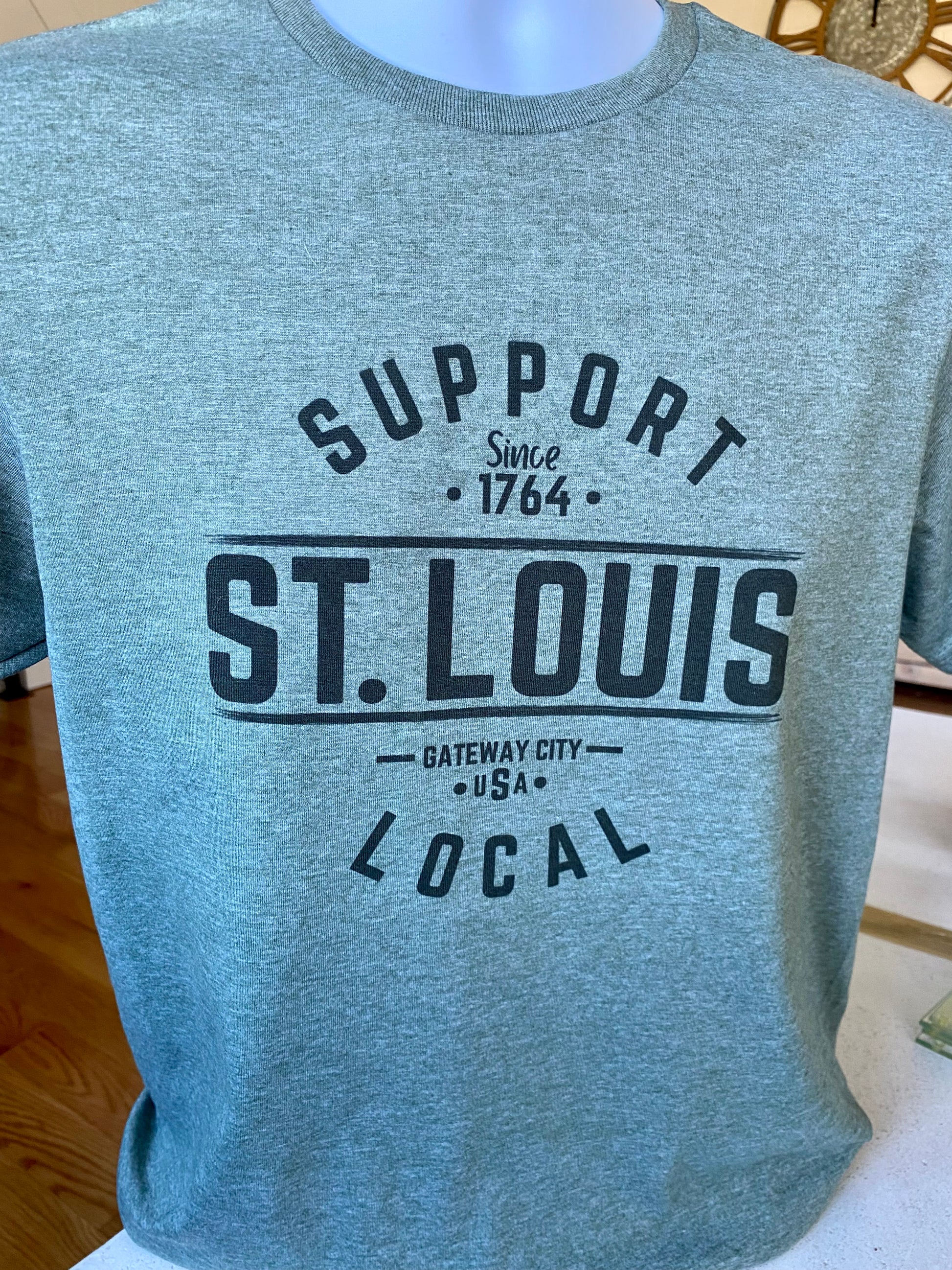 St. Louis Gateway City T-Shirt - apparel to spread the St. Louis Support Local message in STL community neighborhoods.