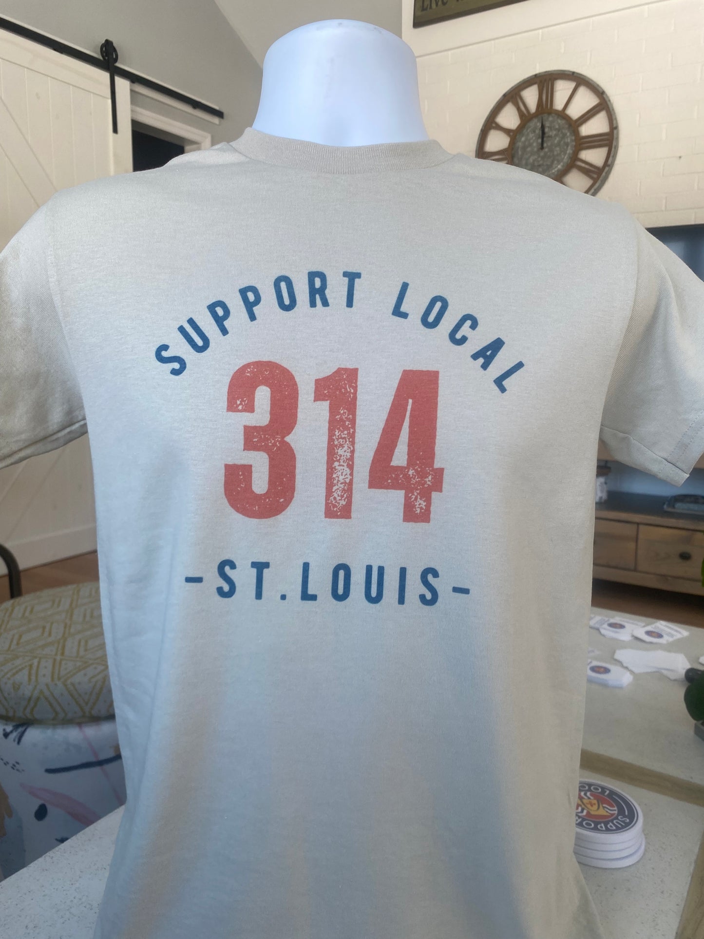 St. Louis Support Local 314 T-Shirt, the original area code of our city. 