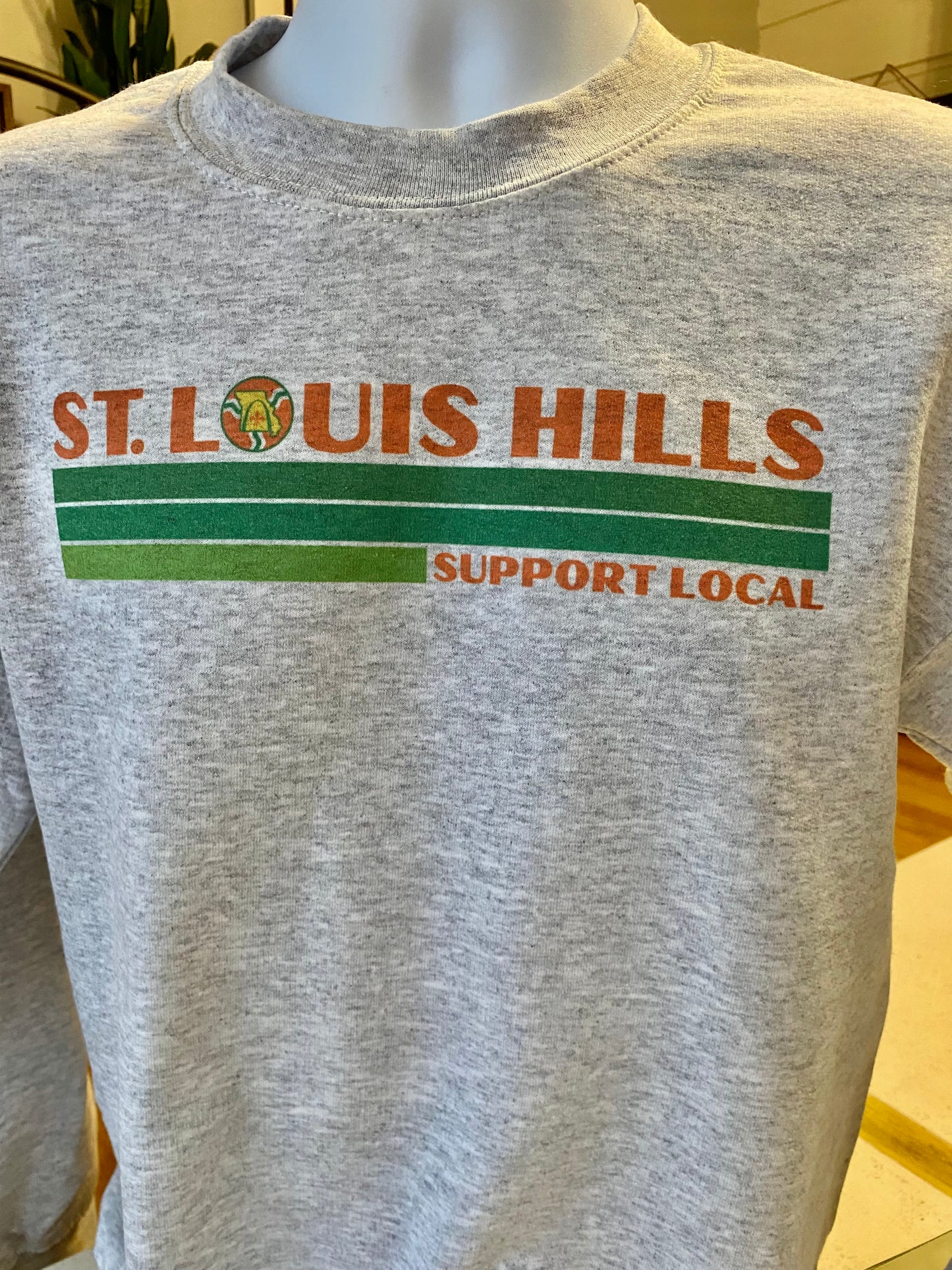 ST. LOUIS HILLS Sweatshirt - apparel to spread the St. Louis Support Local message in STL community neighborhoods.