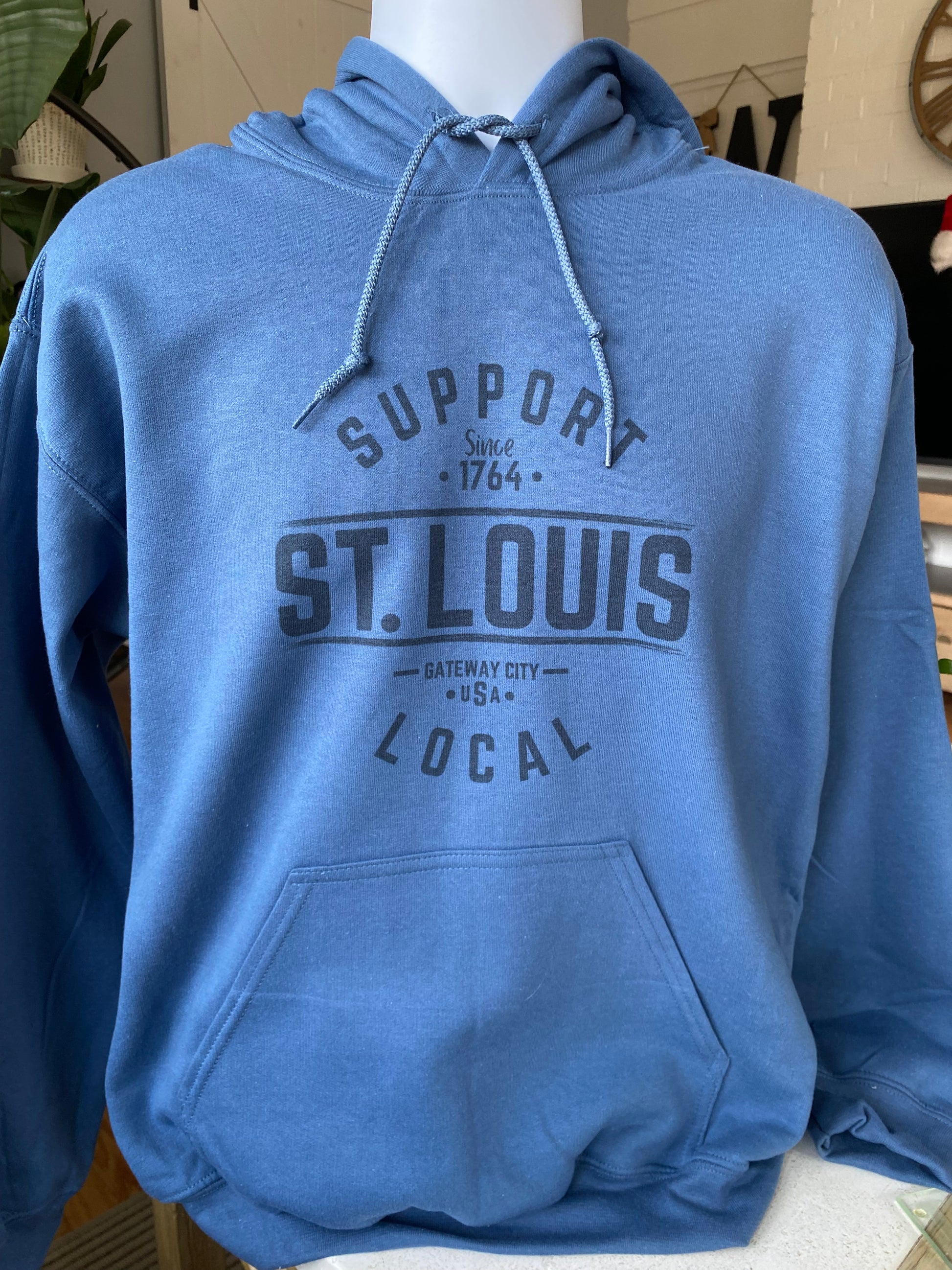 St. Louis Gateway City Hoodie - apparel to spread the St. Louis Support Local message in STL community neighborhoods.